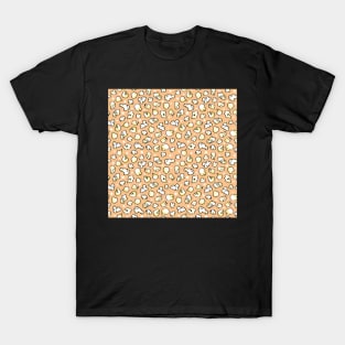 Popcorn Party Pattern orange T-Shirt